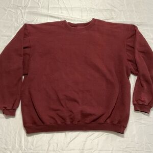 Champion Men's Burgundy Crewneck Sweater
